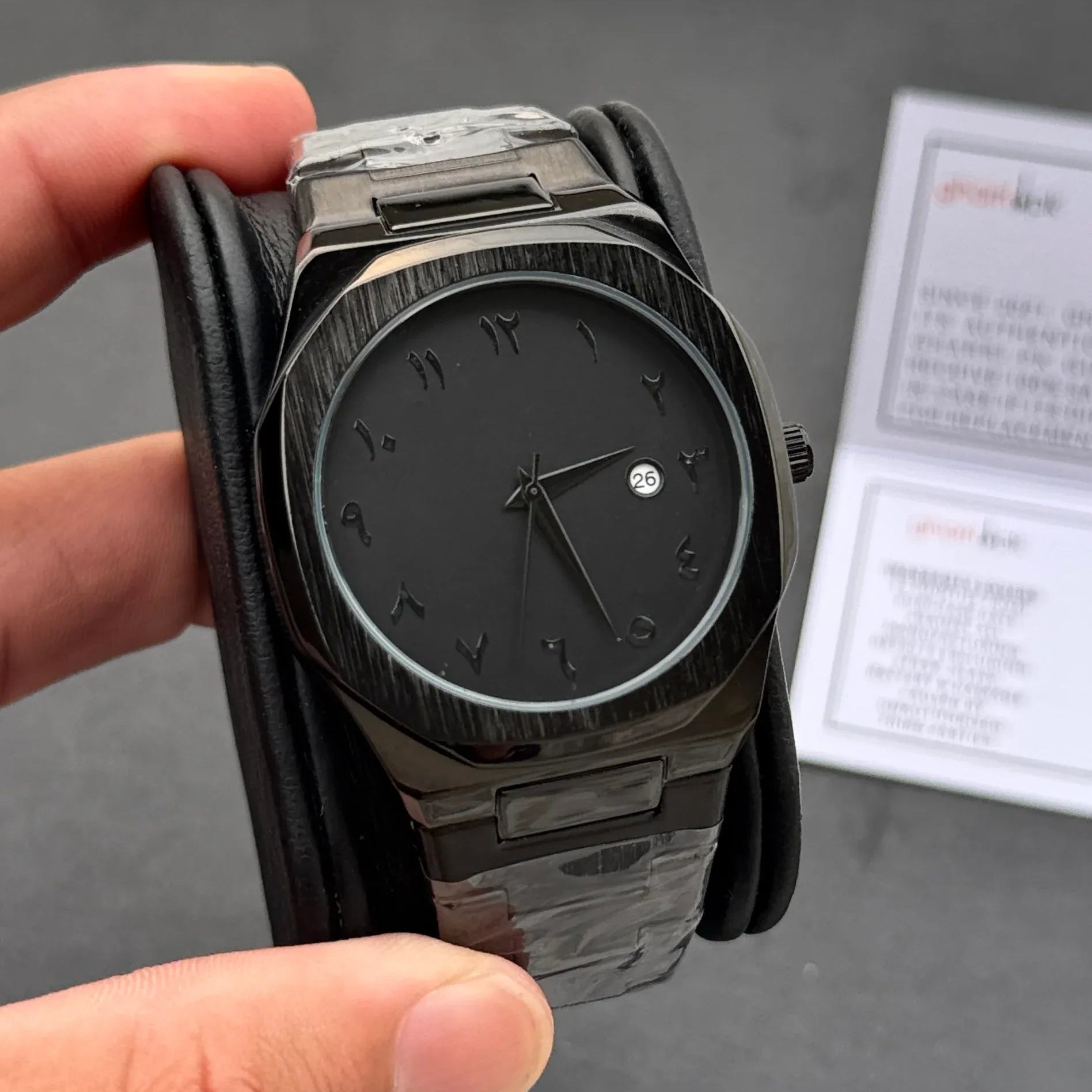 Metal Arabic Aura watch